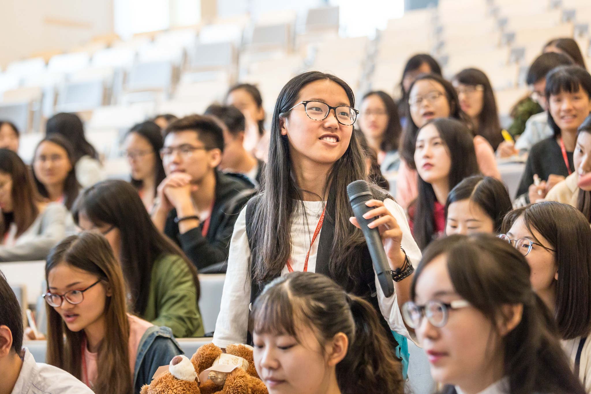 Grupa chińskich studentów/A group of Chinese students