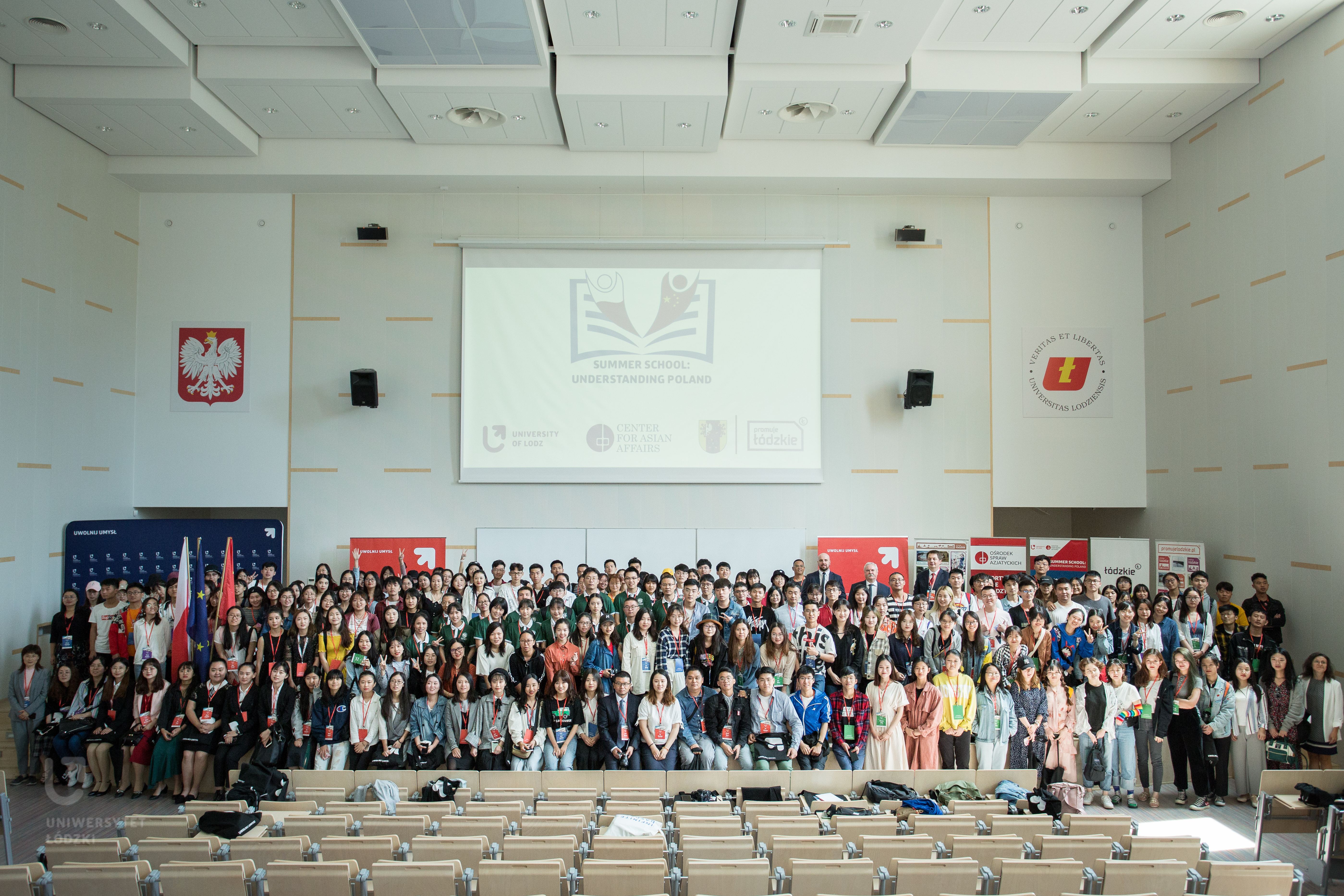 Studenci z Chin podczas szkoły letniej/Students from China during the summer school