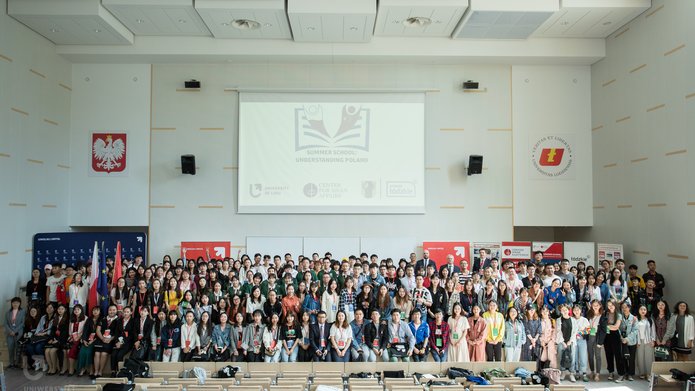 Studenci z Chin podczas szkoły letniej/Students from China during the summer school