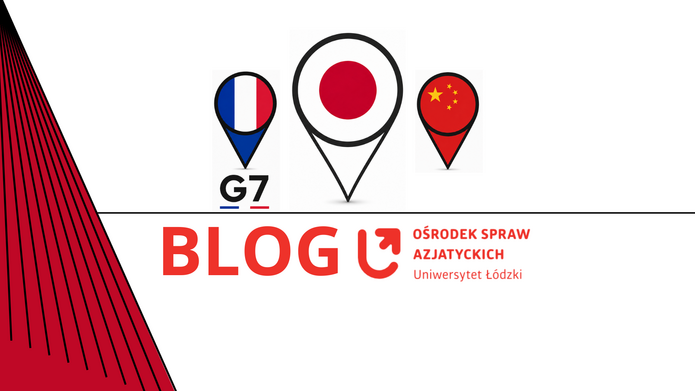 Logo blogu OSA UŁ G7 Japonia Chiny
