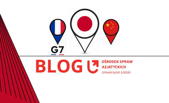 Logo blogu OSA UŁ G7 Japonia Chiny
