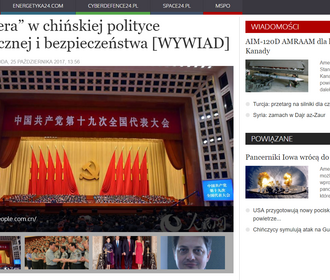 Zrzut ekranu strony internetowej portalu Defence24/Screenshot of the Defence24 website