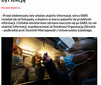 Zrzut ekranu strony internetowej Polskiego Radia/Screenshot of the Polskie Radio website
