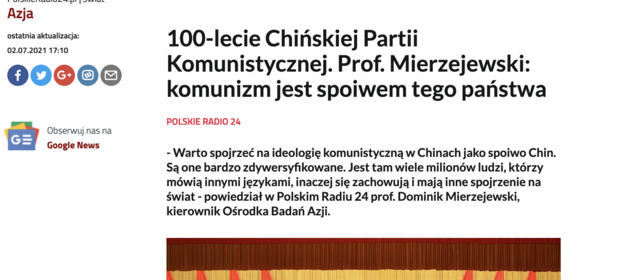 Zrzut ekranu strony internetowej Polskiego Radia/Screenshot of the Polskie Radio website