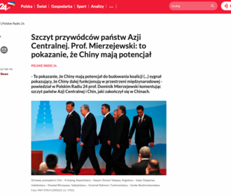 Zrzut ekranu strony internetowej Polskiego Radia/Screenshot of the Polskie Radio website