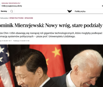 Zrzut ekranu strony internetowej Rzeczpospolitej/Screenshot of the Rzeczpospolita website